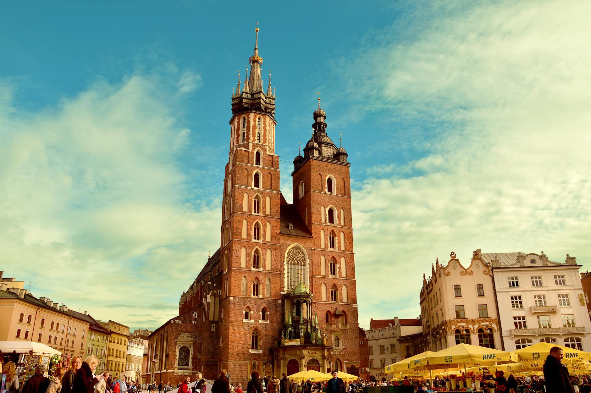 Historic streets of Krakow