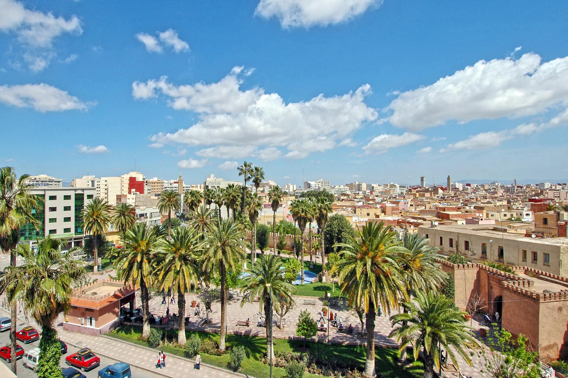 Oujda-Angad cityscape, ending destination