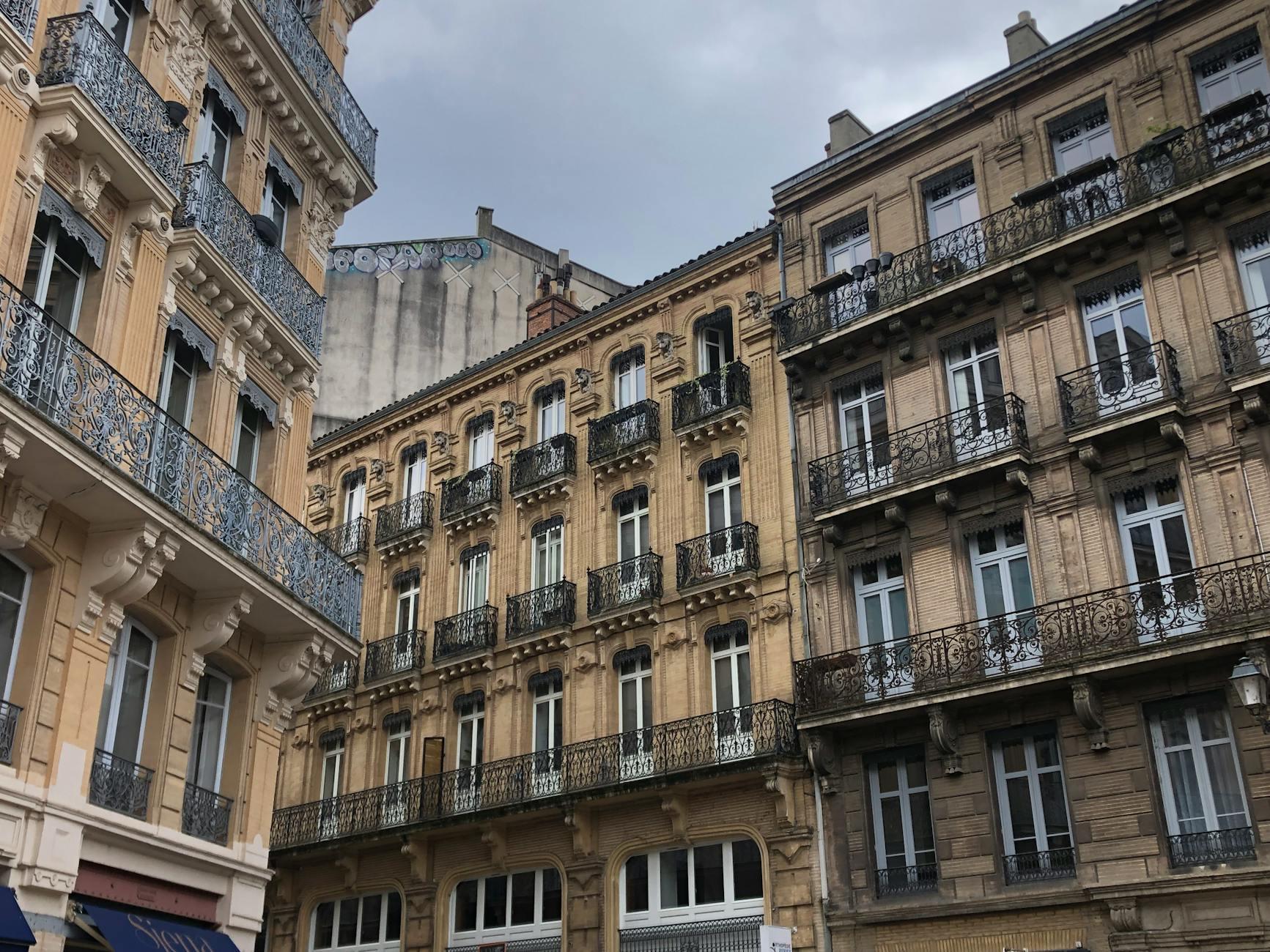 Toulouse historic city center