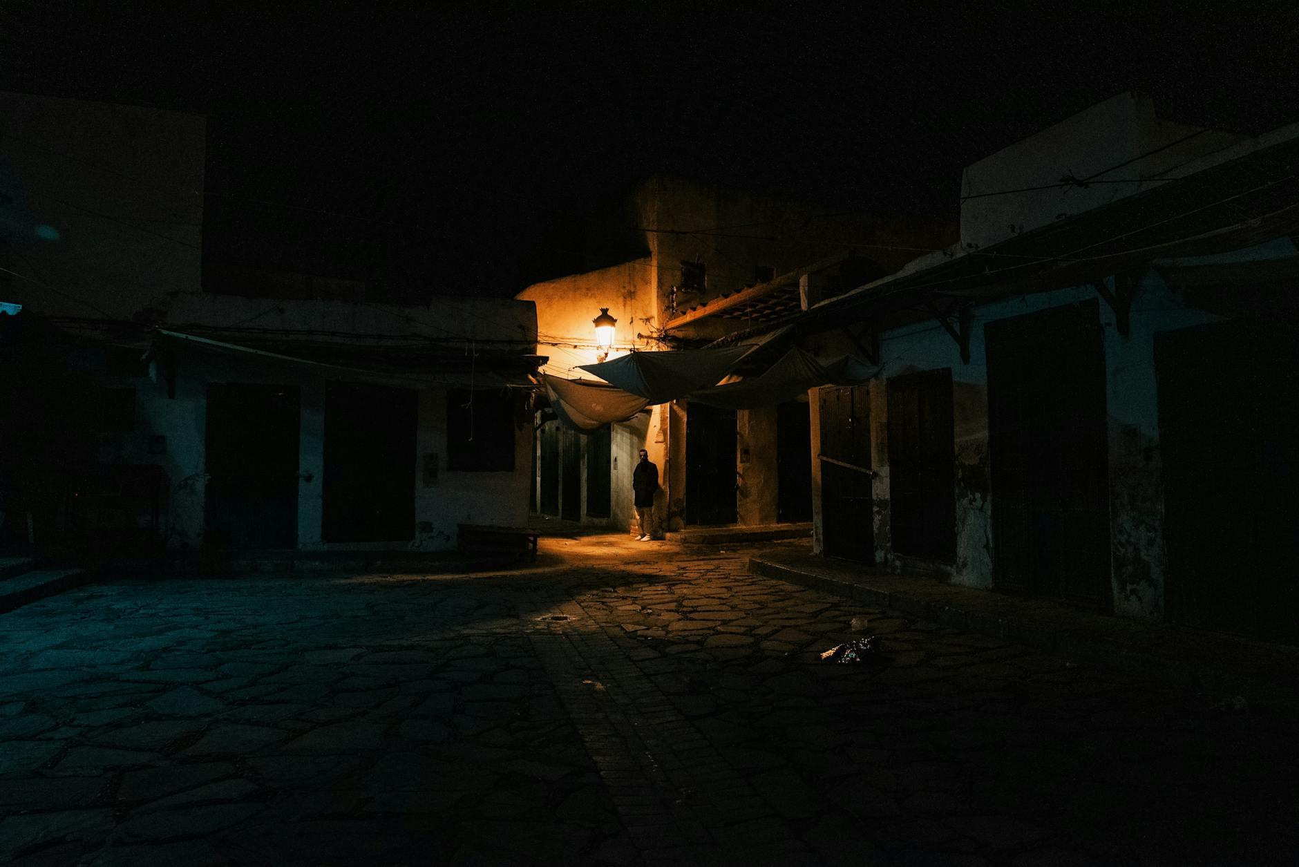 Tangier medina with ocean view