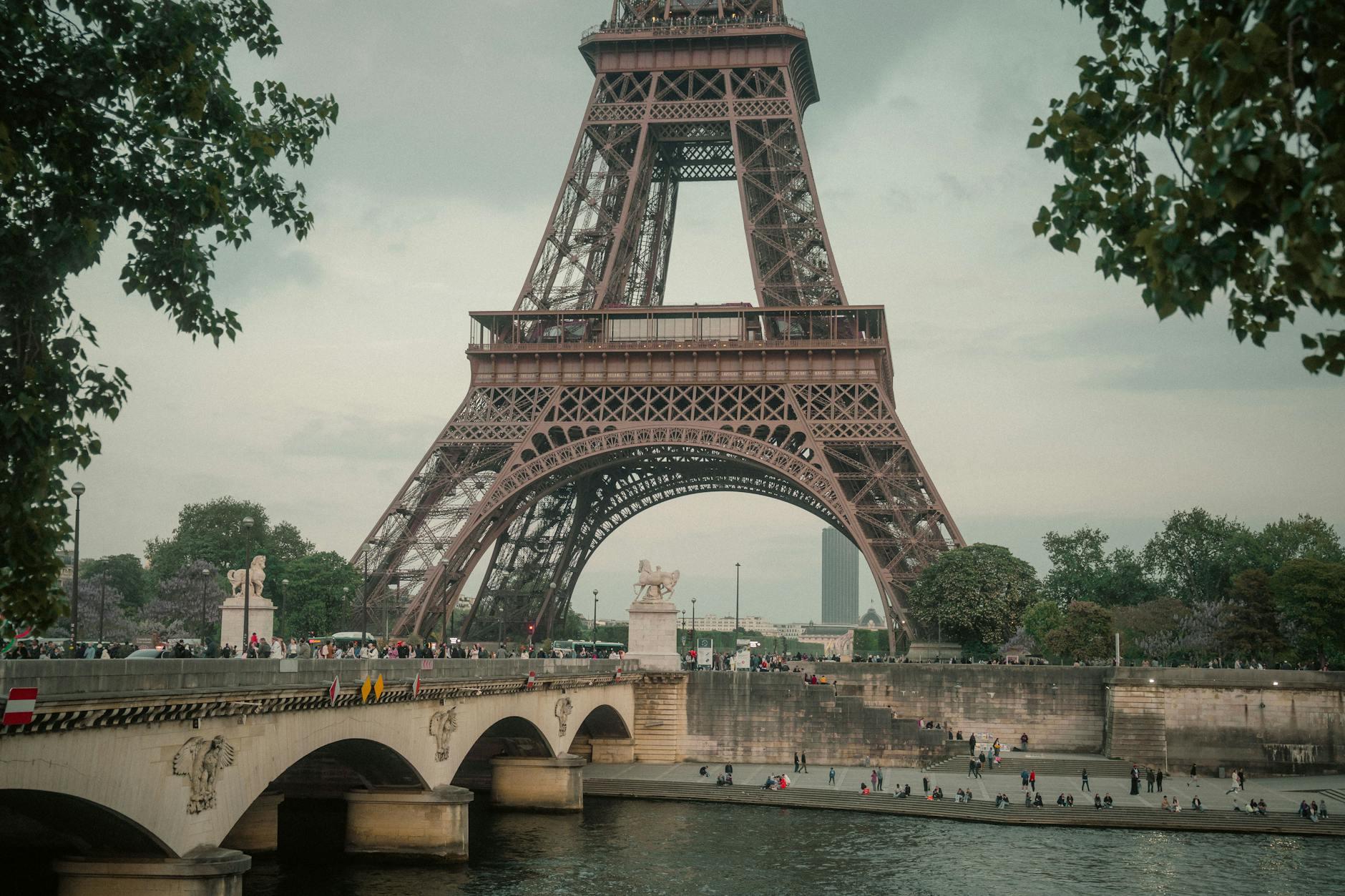 Paris cityscape with Eiffel Tower